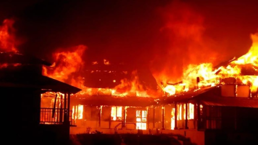 Meghalaya school fire