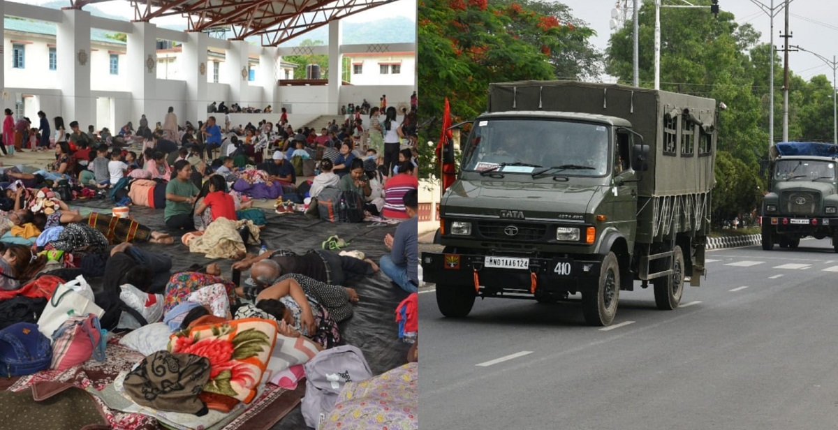 Manipur violence shelter