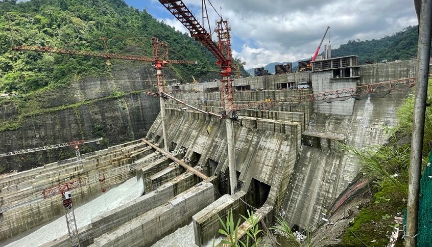 Arunachal | Subansiri Lower H E Project: Downstream River Bank ...