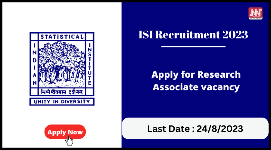 ISI Recruitment 2023