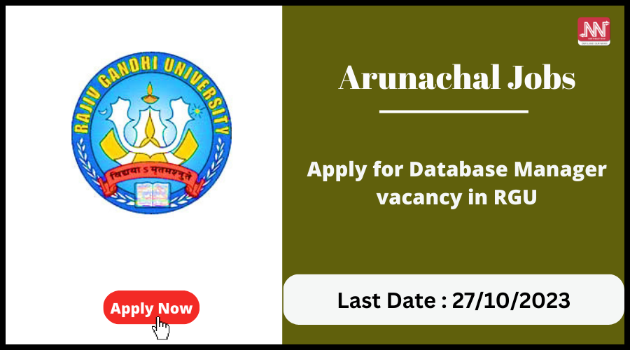 Arunachal Jobs RGU