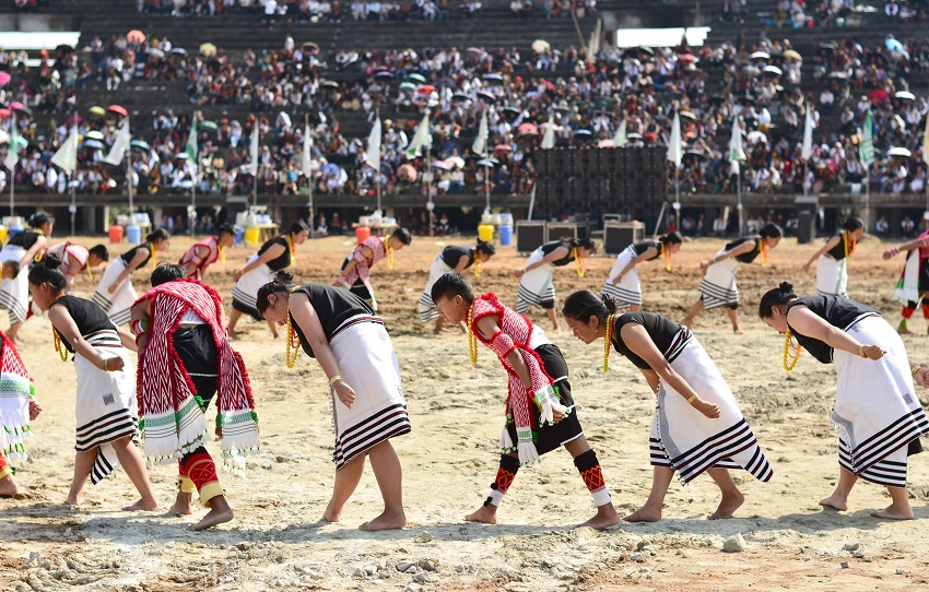 Nagaland Angami Nagas Celebrate Sekrenyi Festival In Dimapur