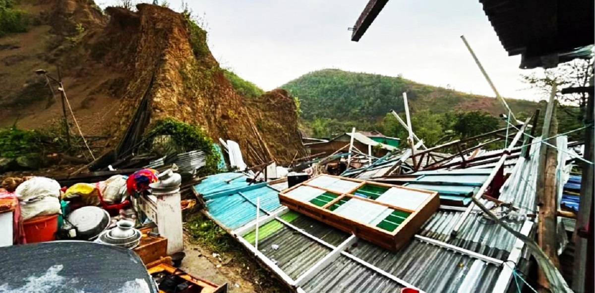 Severe Weather Wreaks Havoc Across Manipur Causing Widespread Damage