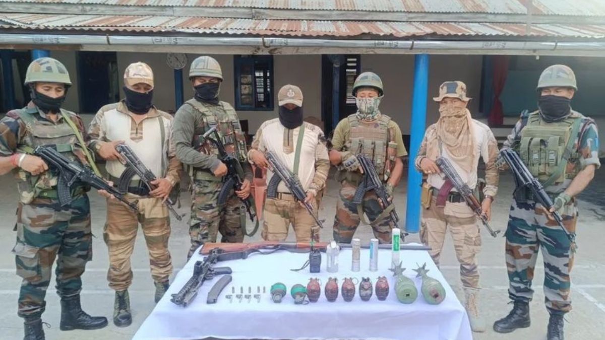 Manipur: Another cache of arms and ammo seized Churachandpur