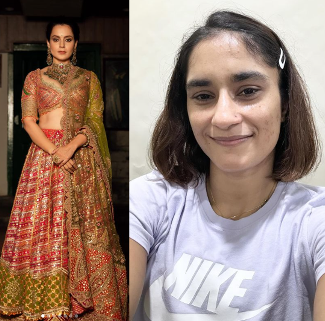 kangana ranaut vinesh phogat