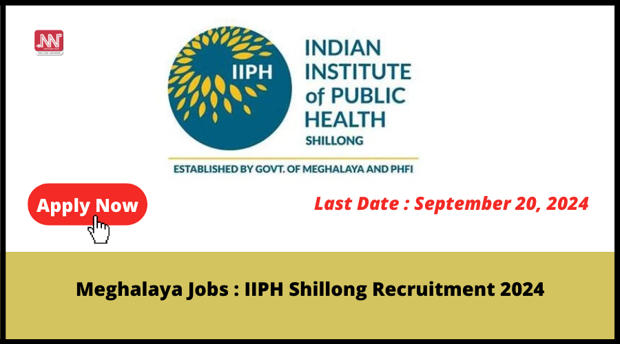 Meghalaya Jobs IIPH Shillong Recruitment