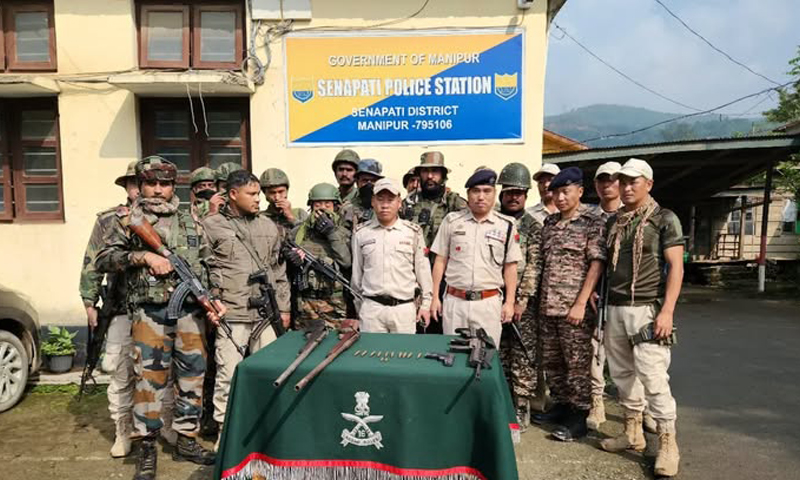 曼尼普尔（Manipur）：安全部队在Charachandpur行动中保证了关键的CKNDF​​干部