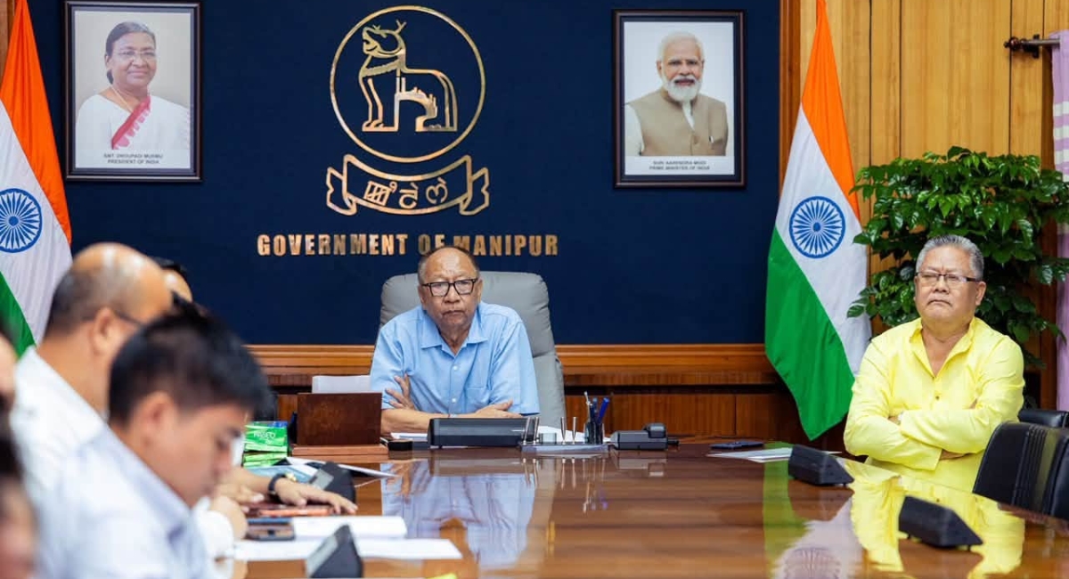 Manipur: CM reviews chronic waterlogging in Imphal, orders immediate remedial measures